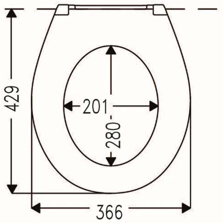 Mueller Toza Sand softclose toiletzitting met Quick-Release