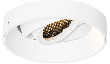 Set van 6 Moderne inbouwspot wit GU10 rond trimless - Oneon Honey GU10 Binnenverlichting Lamp