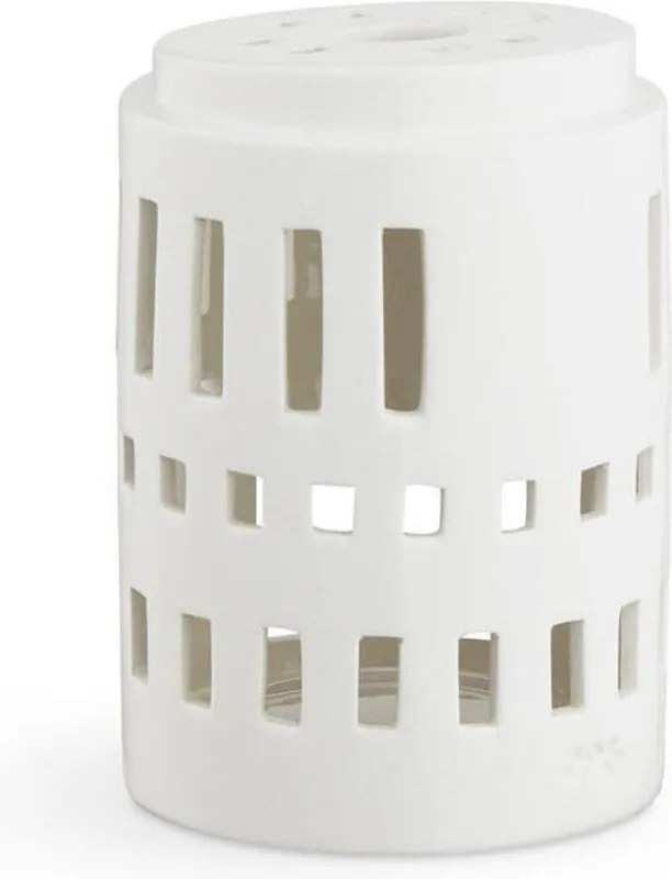 Design Urbania Waxinelichthouder - Light House - Hoogte 11,5 cm - Wit