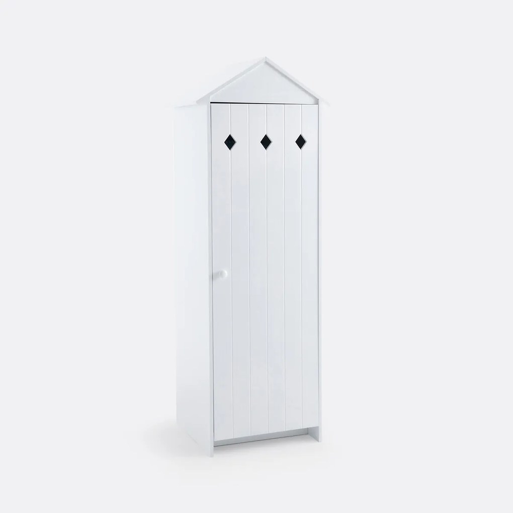 Kast met 1 deur in gelakt MDF, Noa