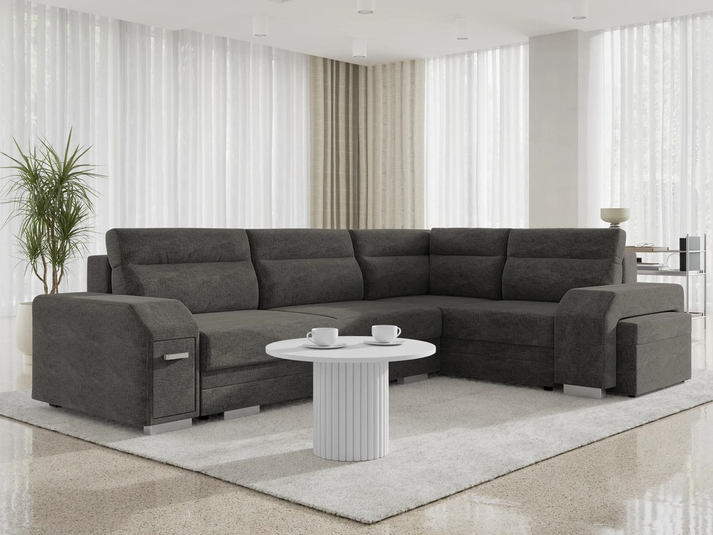 Hoekbank Kingsport 116, Aanwezig, Aanwezig, 305x205x78cm, 180 kg, Poten: Kunststof