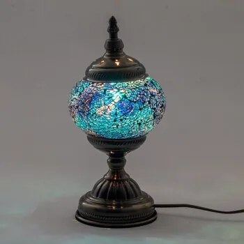 Tafellampen Blauw Signes Grimalt  Mozaïeklamp