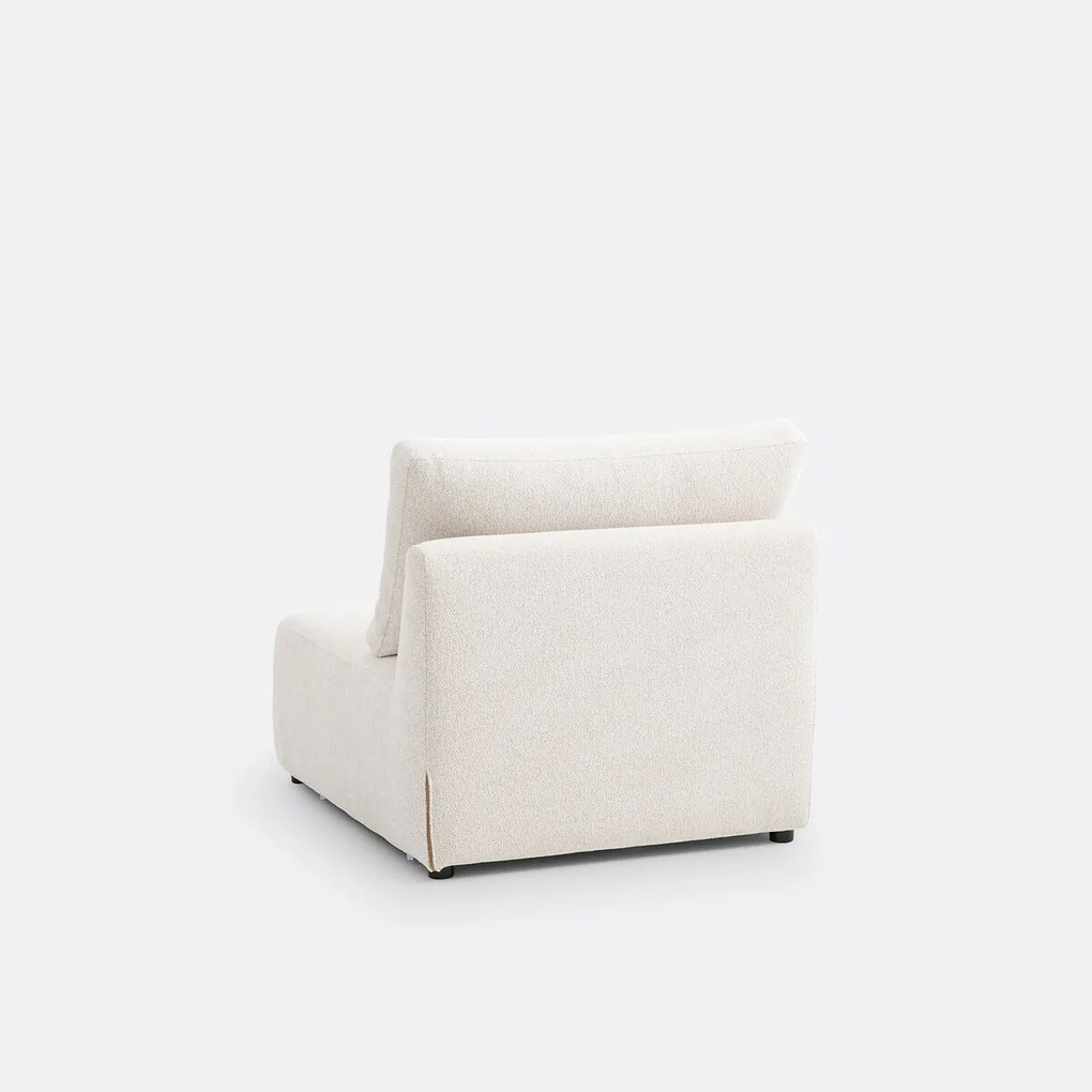 Modulaire fauteuil, gemêleerd chenille, Monica