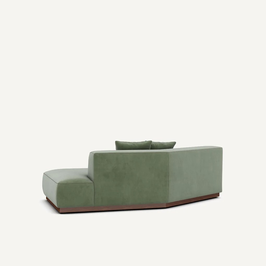 Rechte halve zetel in fluweel, JACOPO