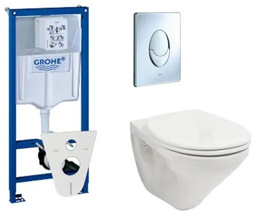 Villeroy en Boch Omnia Targa toiletset met inbouwreservoir, softclose closetzitting en bedieningsplaat chroom