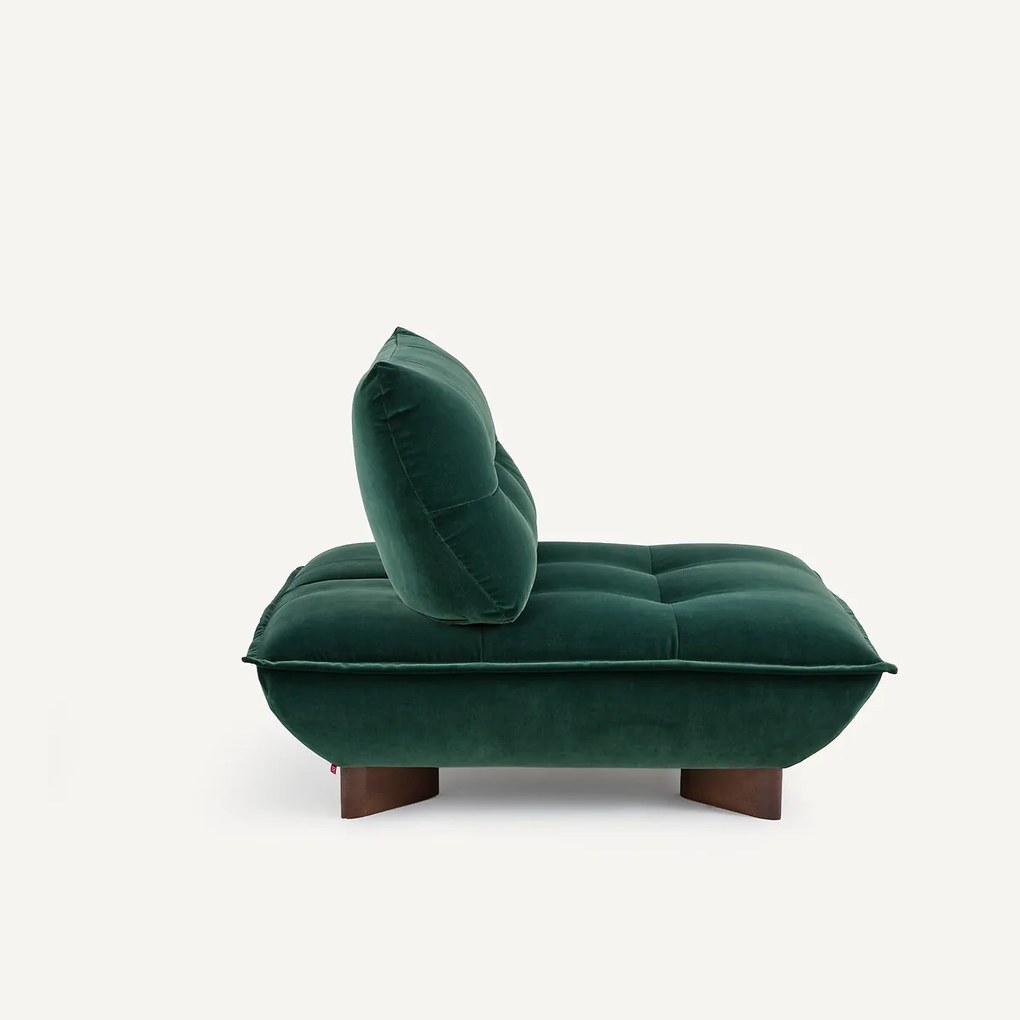 Modulaire fauteuil in fluweel, KAORI