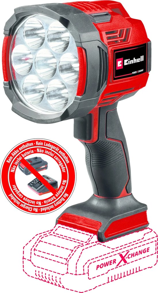 Einhell TE-CL 18/2500 LiAC-Solo Accu lamp
