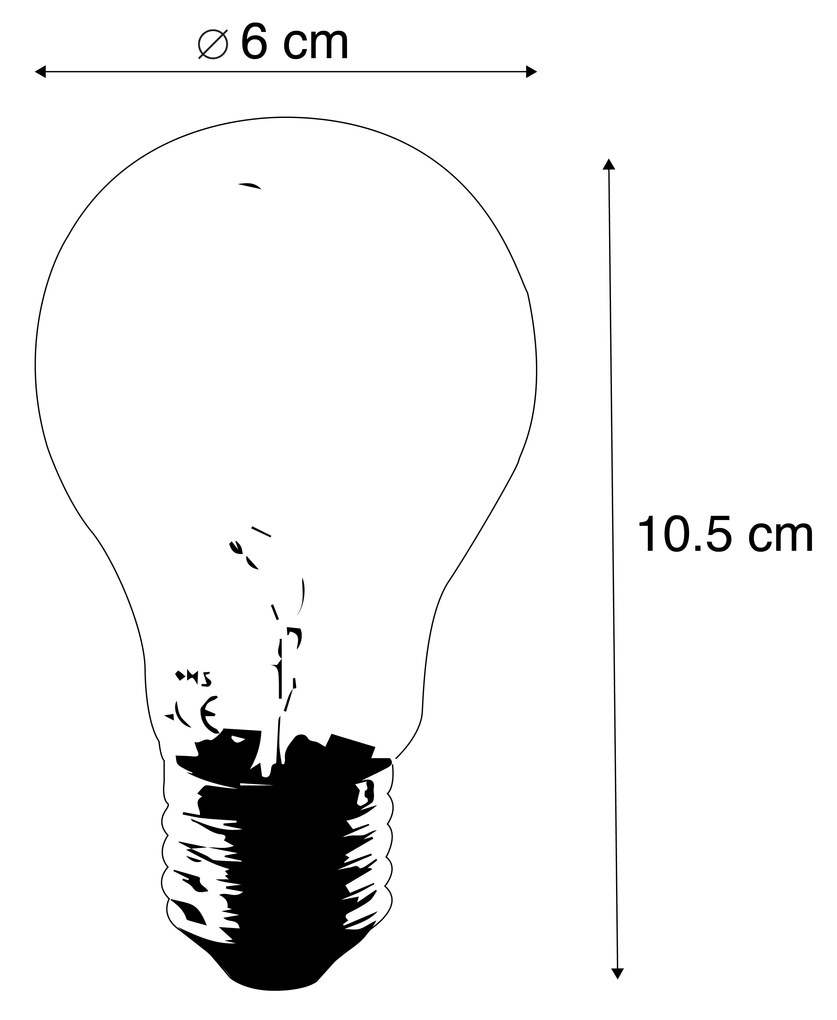 Set van 5 Smart E27 LED lamp A60 4,9W 380 lm 1800-3000K