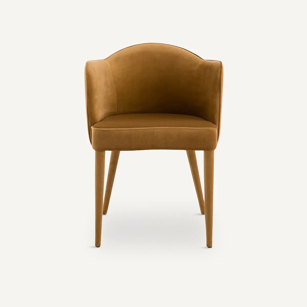 Tafel Fauteuil in fluweel, Leos