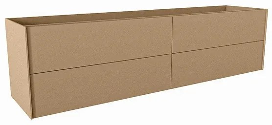 Mondiaz TENCE wastafelonderkast - 190x45x50cm - 4 lades - push to open - softclose - Oro M37180Oro