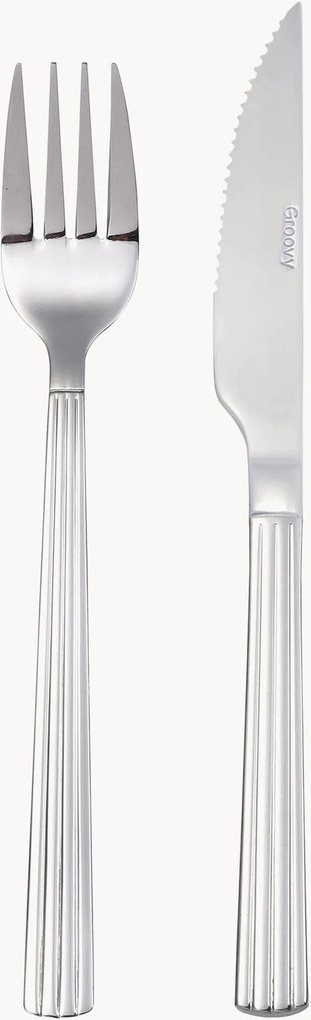 Bestekset Groovy, 4 personen, 8-delig