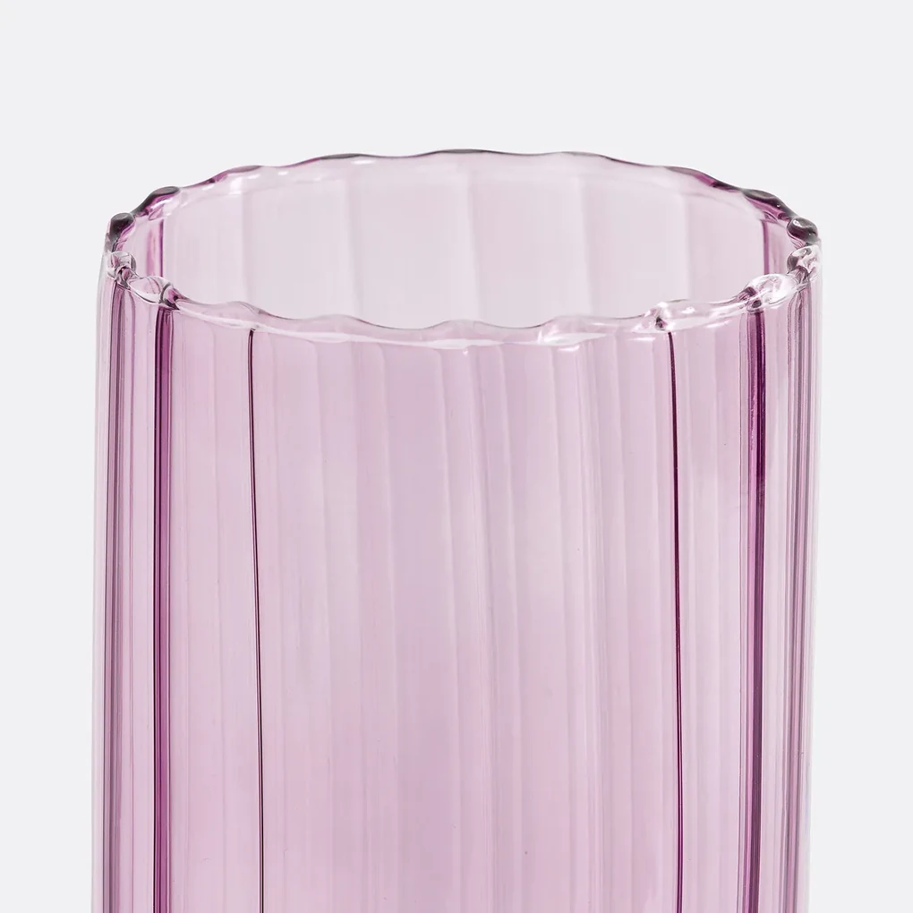 Vaas in gekleurd glas H28 cm, Tuvia
