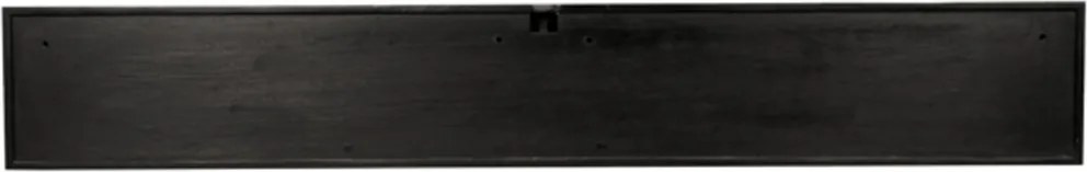 Starfurn Madison Black Hangend Tv-meubel Zwart Hout Ribbels 200 Cm - 200x35x30cm.