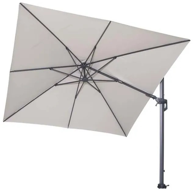 GI Hawaii zweefparasol 300 x 300 cm. - Zand - met ingraafvoet en hoes