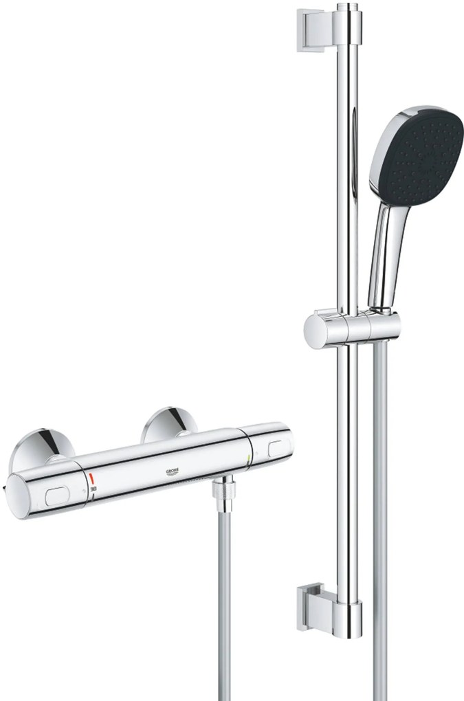 Grohe QuickFix Precision Trend thermostatische douchecombinatie chroom