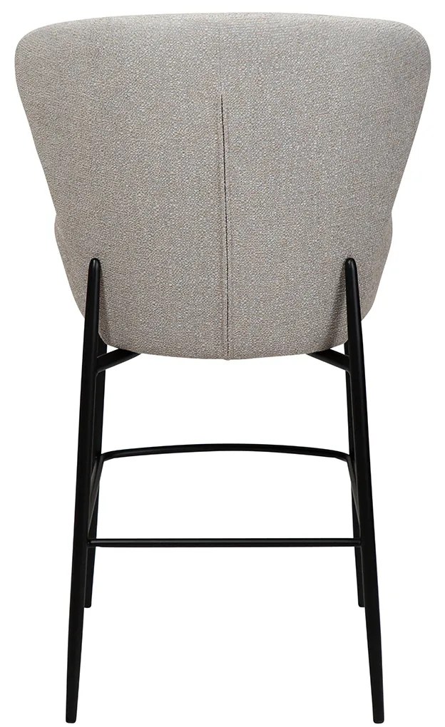 Dan-Form Orbit Boucle Barkruk Met Hoge Rugleuning Cashmere