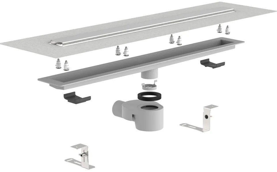 Schutte Booz doucherek 35x12cm wit