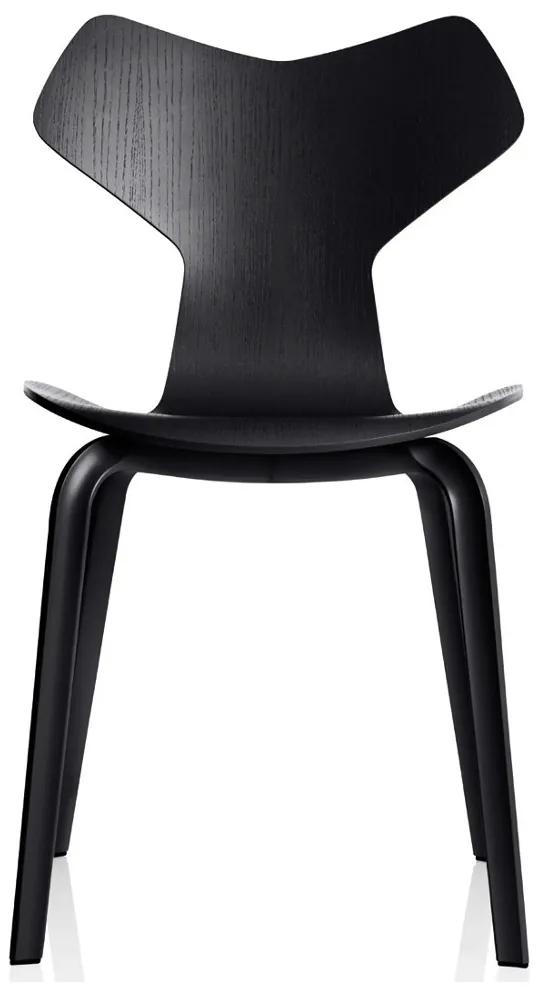 Fritz Hansen Grand Prix Chair Wood stoel gekleurd essen