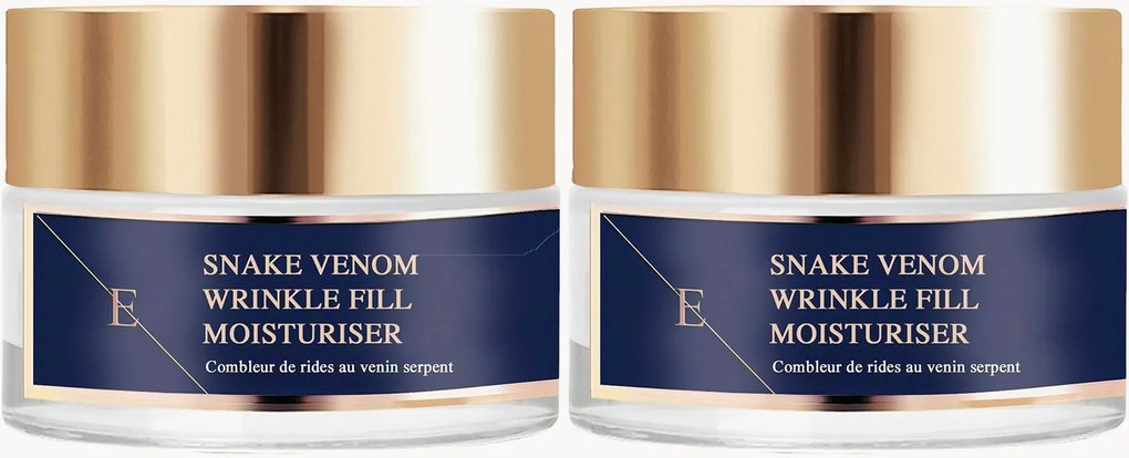 Hydraterende crème Rimpelvuller Snake Venom, 2-delig