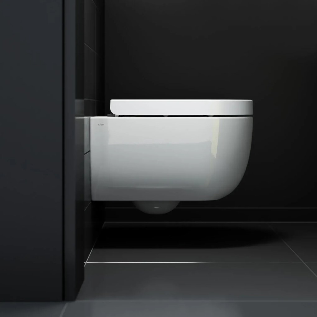 Clou Hammock softclose toiletzitting met quick release wit glans