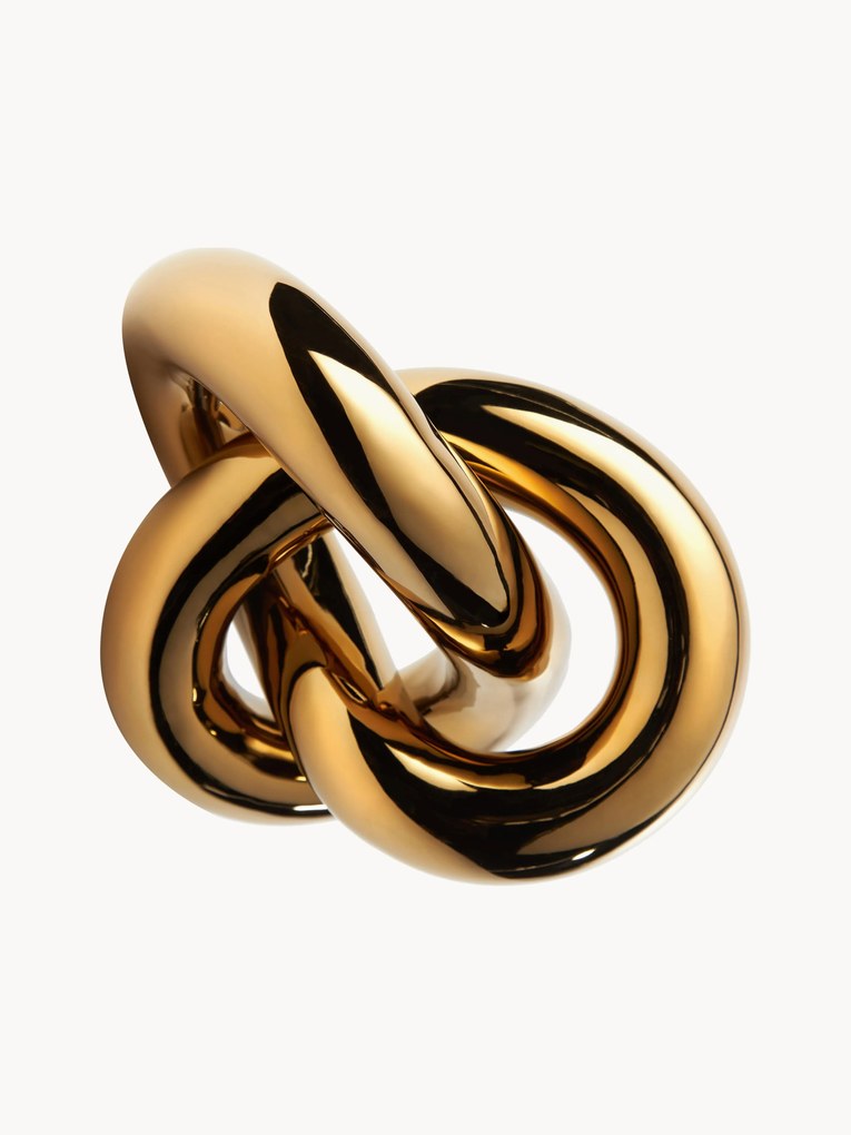 Handgemaakt decoratief object Knot, H 9 cm