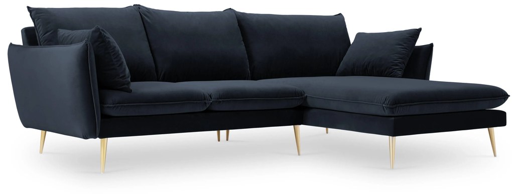 3.5-zitshoekbank Elio rechts velvet | Milo Casa