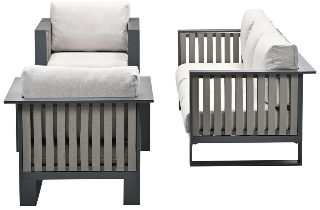 Garden Impressions Gabon loungeset 4-delig -taupe