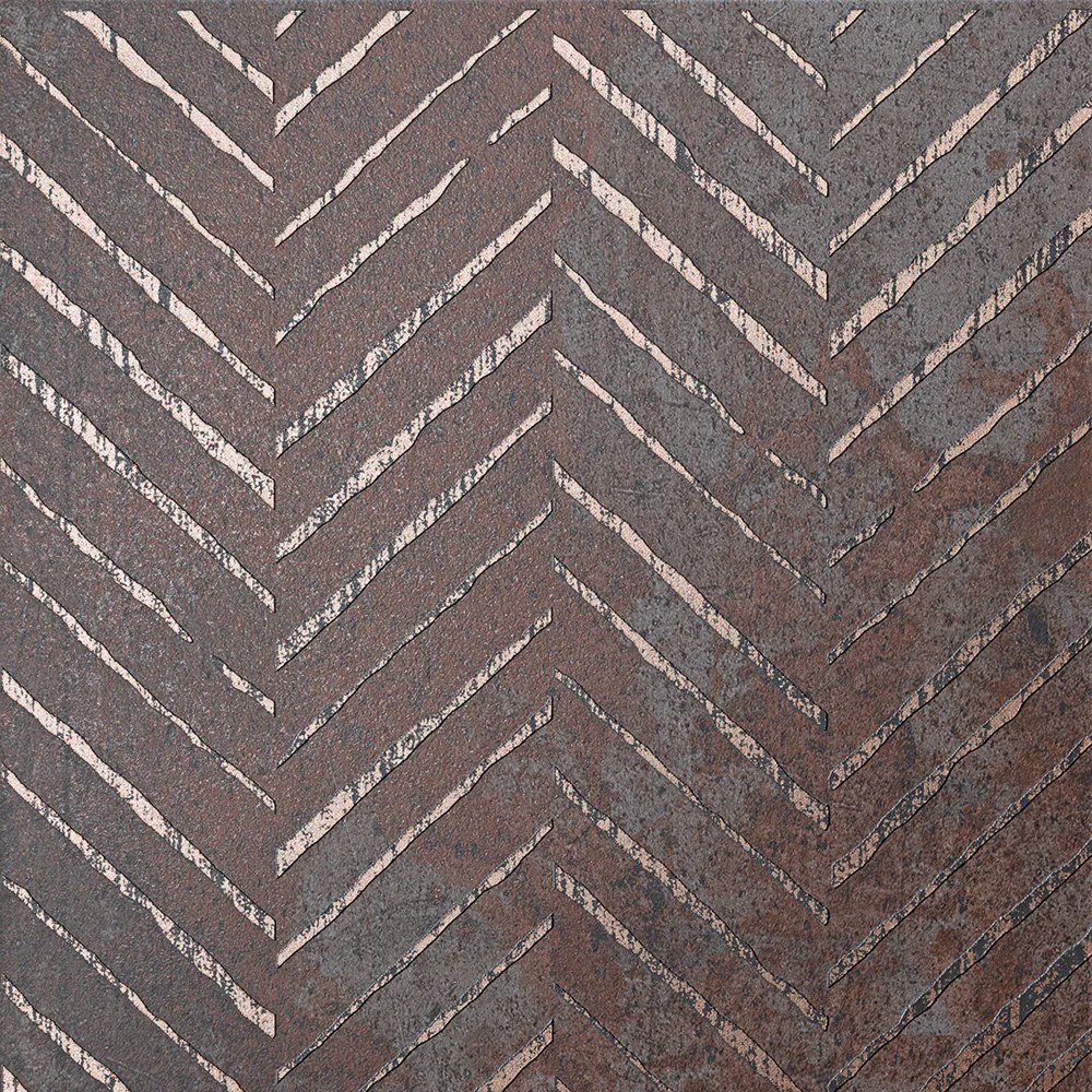 Valence Earth wandtegel 25x25cm decor ruggine gerectificeerd