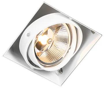 Inbouwspot wit GU10 AR111 trimless verstelbaar - Oneon Modern GU10 vierkant Binnenverlichting Lamp