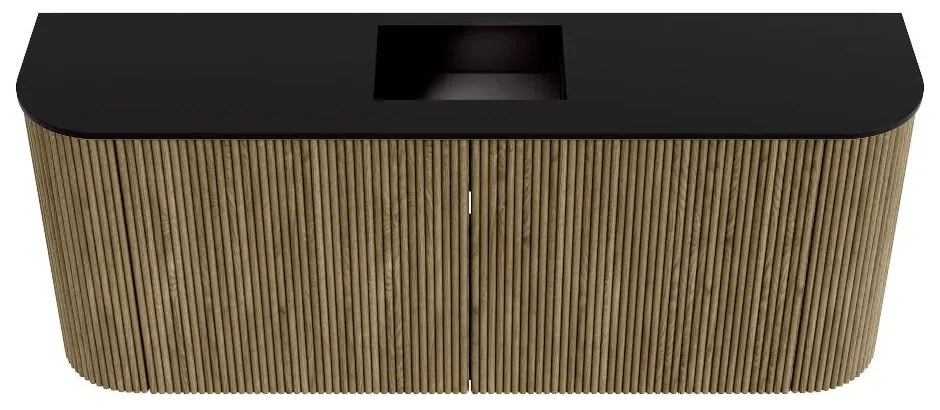 Mondiaz Joya 105cm toiletmeubel ronding links/rechts dusk met wastafel faye midden zonder kraangat urban
