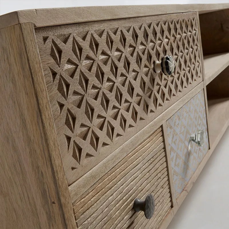 Kave Home Hoob Houten Tv-meubel Retro - 160x35x51cm.