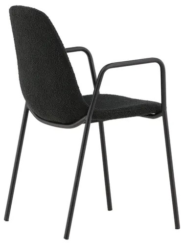 Jörn Eetkamerstoel - Robert  - Zwart - Boucle - Jörn