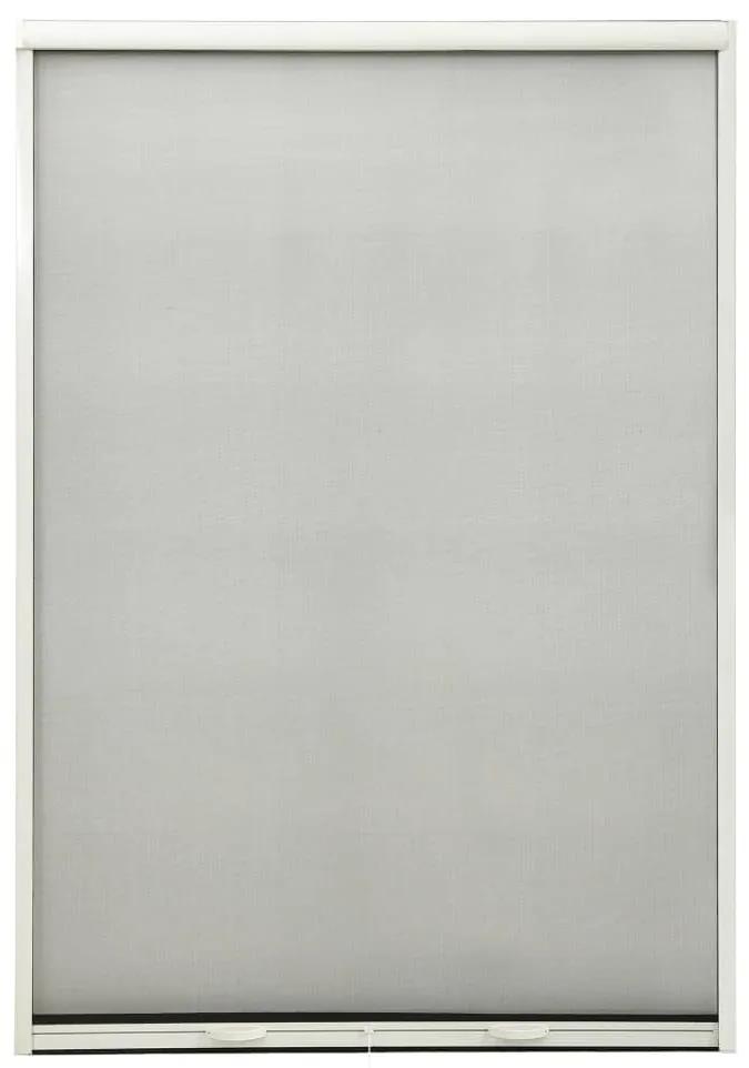 vidaXL Raamhor oprolbaar 110x170 cm wit