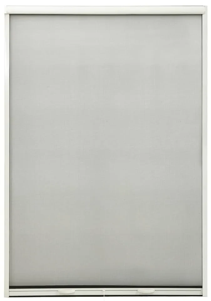 vidaXL Raamhor oprolbaar 110x170 cm wit