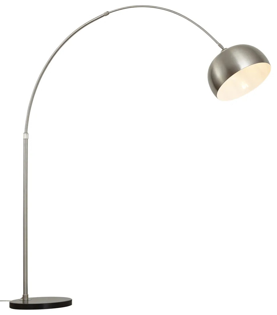 Moderne booglamp staal verstelbaar - Grande Modern E27 rond Binnenverlichting Lamp