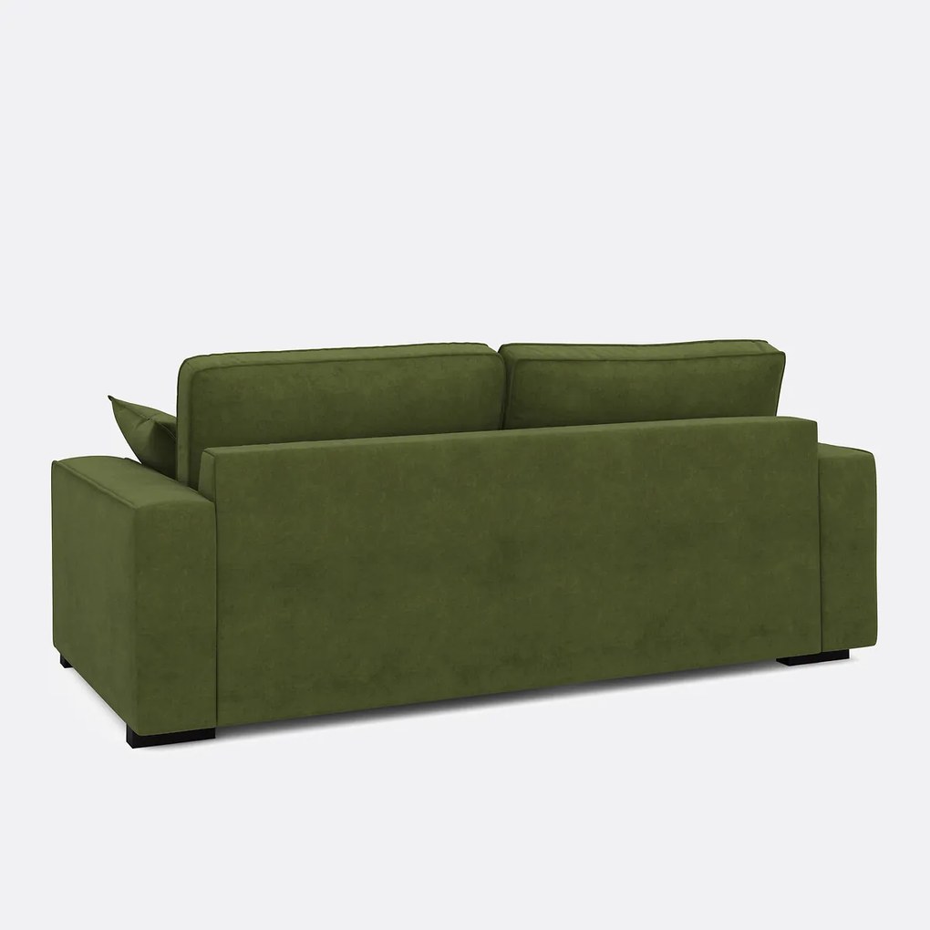 Slaapbank van fluweel, 2, 3 of 4 zits, Comfort BULTEX® Cécilia