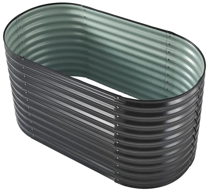 Metalen tuinpot 800 l Mandal Store Boss antraciet