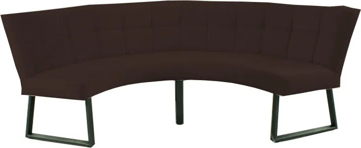 Eetkamerbank - Amsterdam - stof Element antraciet 02 - geschikt voor tafel 130 cm