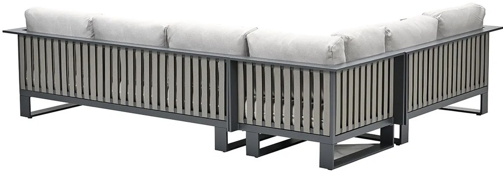 Garden Impressions Gabon hoek loungeset 4-delig - taupe