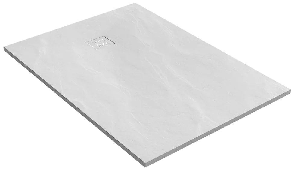 Brauer Crag douchebak 100x140x3cm mat wit