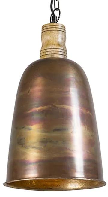 Vintage hanglamp koper met goud - Burn Landelijk / Rustiek E27 rond Binnenverlichting Lamp