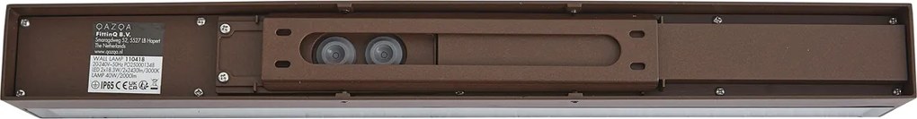 Industriële buiten wandlamp roestbruin 55cm incl. LED IP65 - Hannah