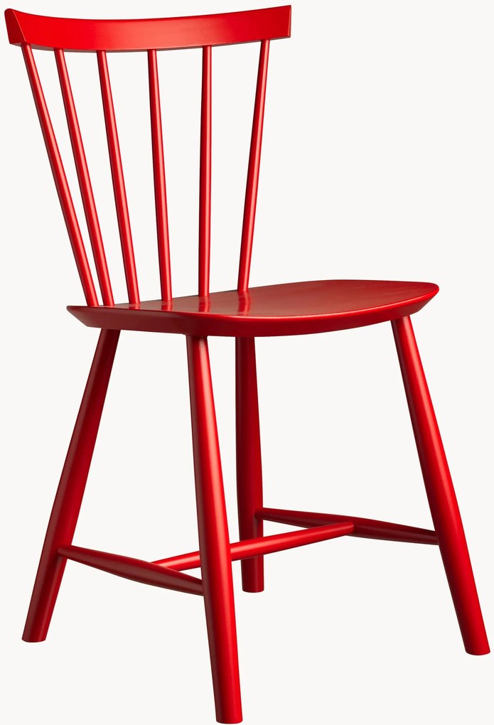 Handgemaakte eetstoel J46 van beukenhout