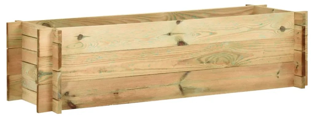 vidaXL Plantenbak 120 cm geïmpregneerd grenenhout