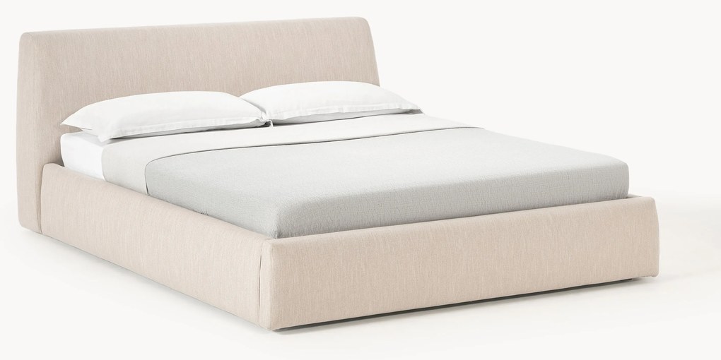 Gestoffeerd bed Cloud met opbergruimte