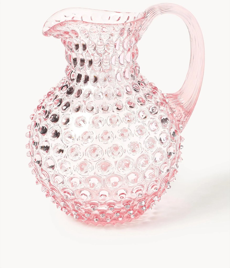 Mondgeblazen karaf Hobnail