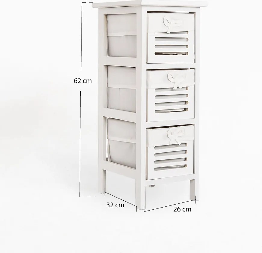 Kirota smalle ladekast 3 laden