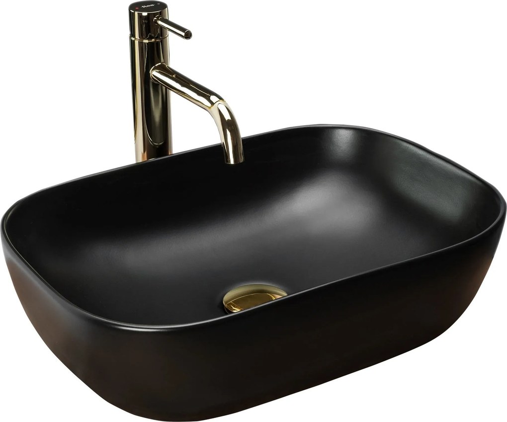 Opzetwastafel Rea Belinda Black Mat