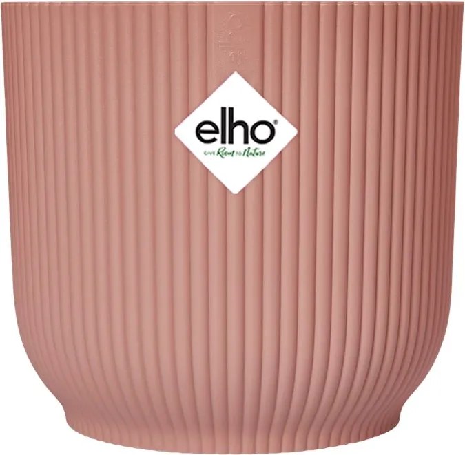 elho Vibes Fold Rond 16 - Delicaat roze (Roze) - Diameter 16 x H 15 cm - Ideaal voor binnen - 100% gerecycled