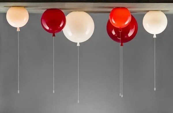 Brokis - Plafondlamp Memory Geel glanzend / Zilver Glas